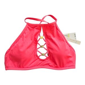 Bleu Rod Beattie Pink Bikini Top, Size 4